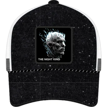 Trucker Cap schwarz und weiß Nachtkönig GOT NIG Game of Thrones von Capslab