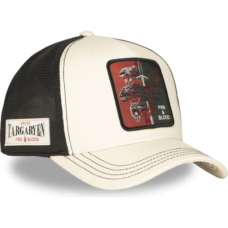 trucker-cap-beige-und-schwarz-casa-targaryen-fire-and-blood-got-tar-game-of-thrones-von-capslab