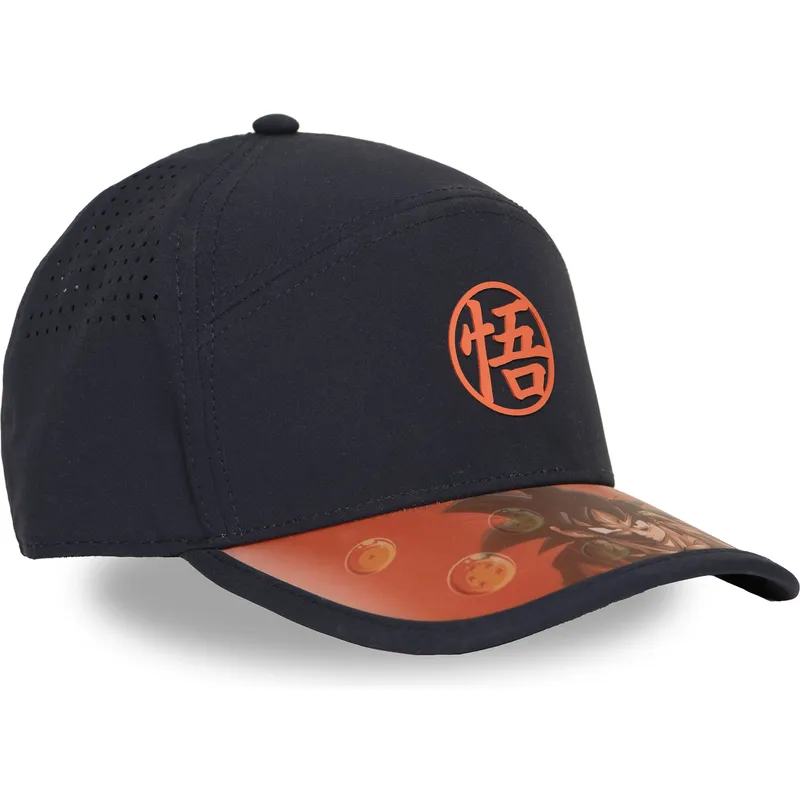capslab-curved-brim-son-goku-dbz10-gok-dragon-ball-navy-blue-adjustable-cap