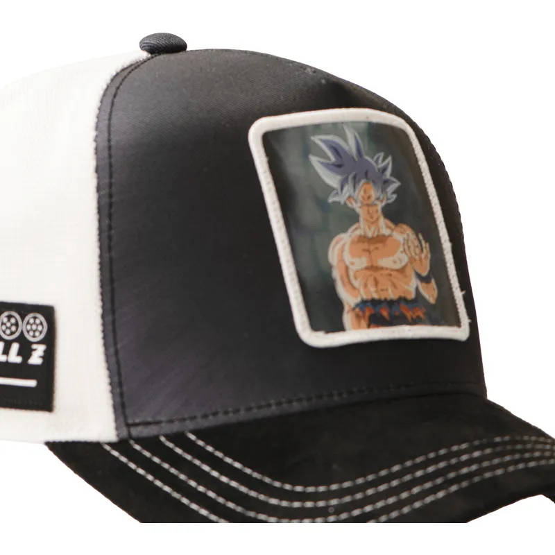 cappellino-trucker-nero-e-bianco-son-goku-ultra-instinct-dbs7-uic-dragon-ball-di-capslab