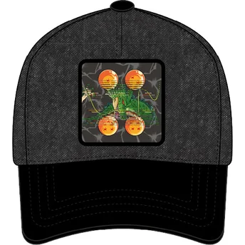 Czarna czapka z daszkiem snapback Shenron DBS7 SHE Dragon Ball od Capslab
