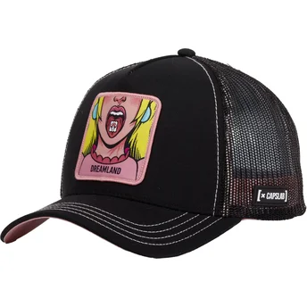 Gorra trucker negra Dreamland CAS2 DRE1 de Capslab
