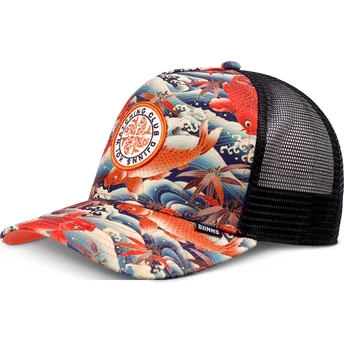 Czapka trucker multicolor Koi Watching Club HFT od Djinns