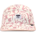 gorra-curva-beige-och-rosa-simple-aztek-soft-fc-fran-djinns