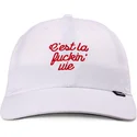 cappellino-curvo-bianco-regolabile-cest-la-fuckin-vie-di-djinns