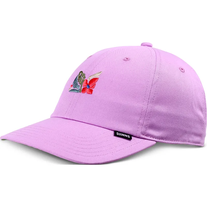 bojd-justerbar-violett-keps-m-flowers-fran-djinns