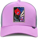 lila-trucker-kappe-m-flowers-hft-von-djinns