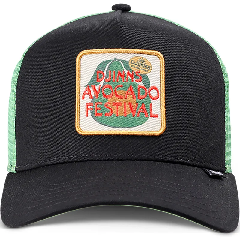 czarna-i-zielona-czapka-trucker-avocado-festival-hft-od-djinns