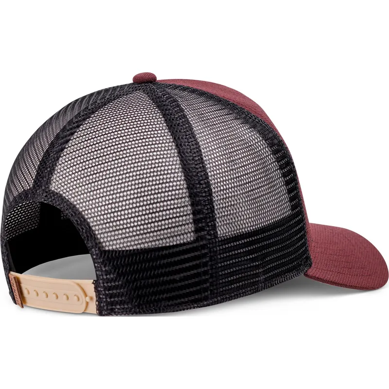 czerwona-i-czarna-czapka-trucker-plainlace-hft-od-djinns