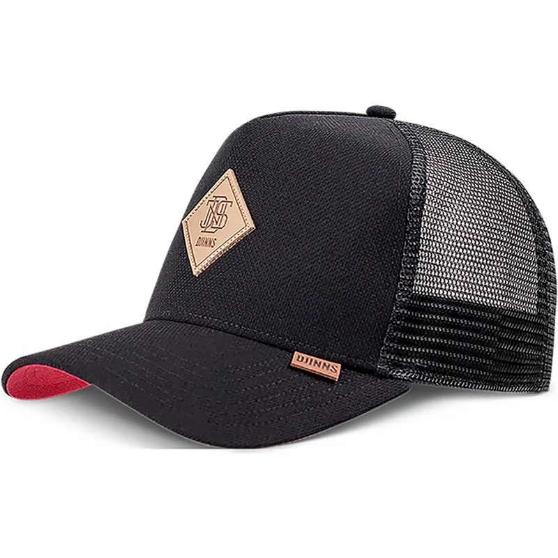 gorra-trucker-nera-plainlace-hft-di-djinns