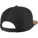 czarna-i-brazowa-czapka-snapback-z-plaskim-daszkiem-honey-knit-od-djinns