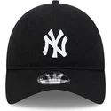 new-era-curved-brim-9twenty-merino-wool-yarn-new-york-yankees-mlb-black-adjustable-cap