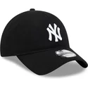 new-era-curved-brim-9twenty-merino-wool-yarn-new-york-yankees-mlb-black-adjustable-cap
