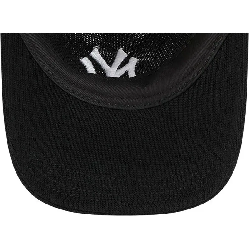 cappellino-curvo-nero-regolabile-9twenty-merino-wool-yarn-dei-new-york-yankees-mlb-di-new-era