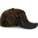 cappellino-curvo-nero-chiuso-59fifty-low-profile-floral-cord-three-looms-printed-corduroy-dei-new-york-yankees-mlb-di-new-er