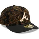 schwarze-gebogene-angepasste-59fifty-low-profile-floral-cord-three-looms-printed-corduroy-kappe-der-atlanta-braves-mlb-von-new-e