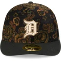svart-bojd-keps-justerbar-59fifty-low-profile-floral-cord-three-looms-printed-corduroy-fran-detroit-tigers-mlb-av-new-era