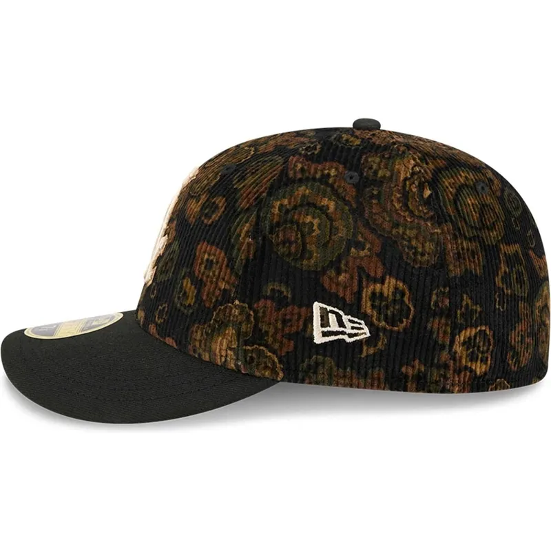 schwarze-gebogene-angepasste-59fifty-low-profile-floral-cord-three-looms-printed-corduroy-kappe-der-chicago-white-sox-mlb-von-ne