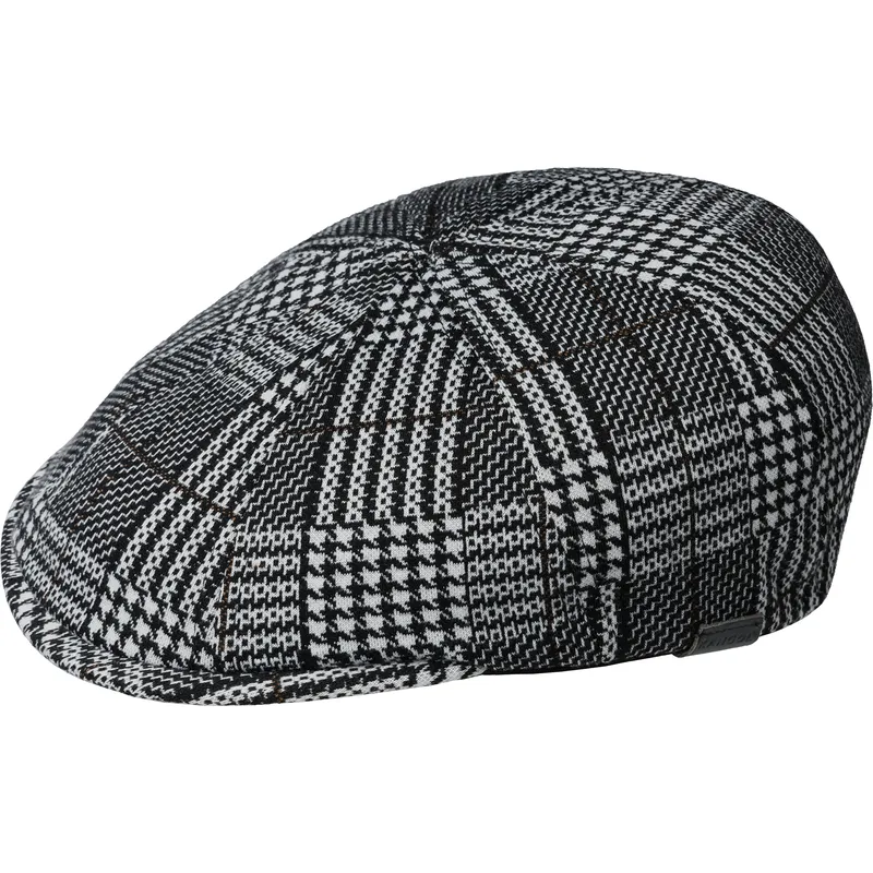boina-negra-pattern-flexfit-svart-rutigt-fran-kangol