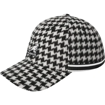 Weiße verstellbare gebogene Kappe Block Zig Baseball White von Kangol