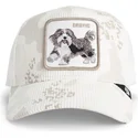 cappellino-trucker-bianco-cane-bestie-corduroy-camo-the-farm-di-goorin-bros