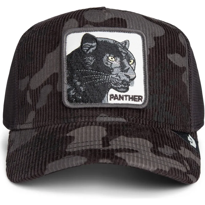svart-trucker-keps-panter-panther-corduroy-camo-the-farm-fran-goorin-bros