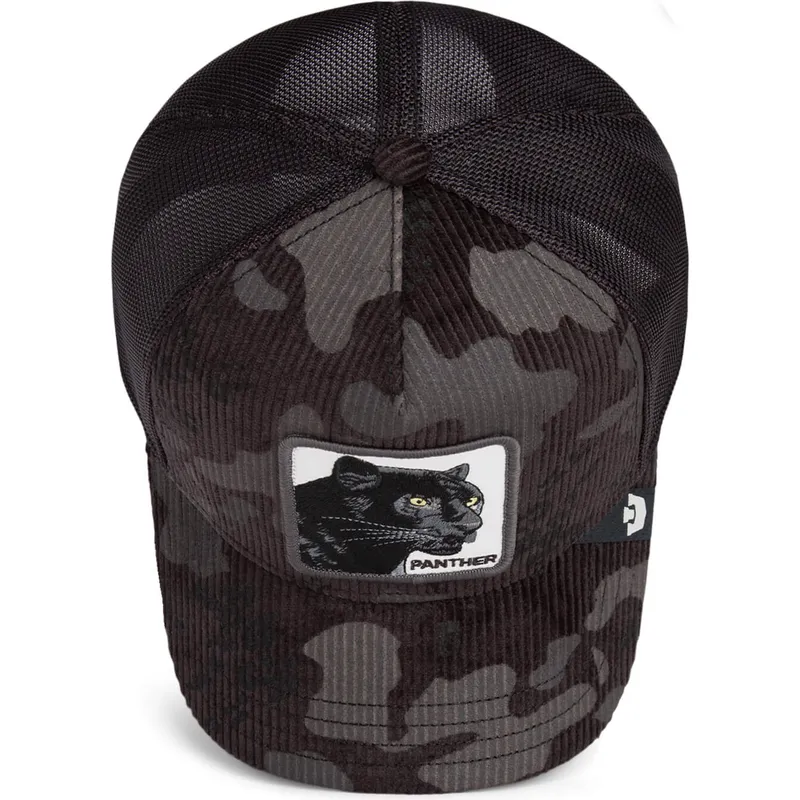 schwarze-trucker-kappe-panther-panther-corduroy-camo-the-farm-von-goorin-bros