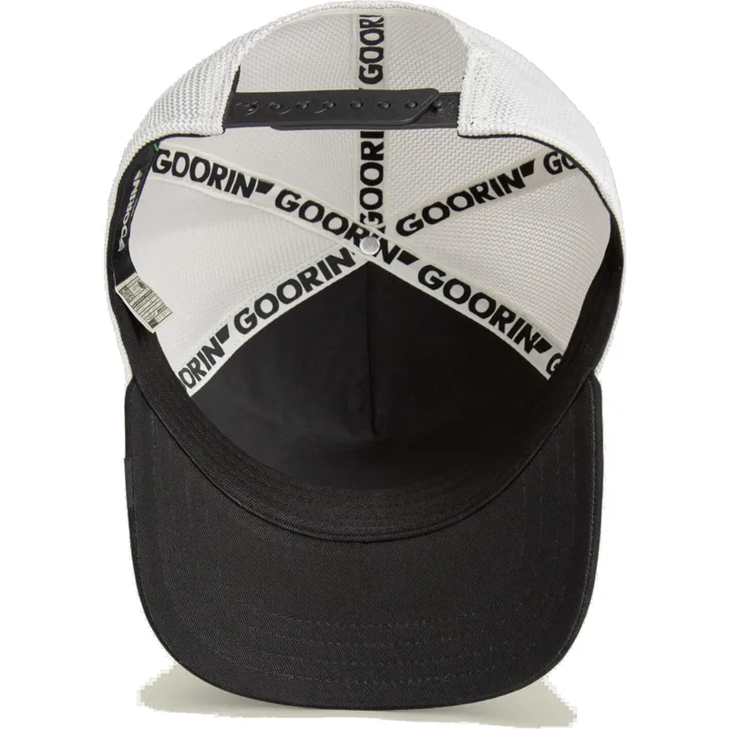 cappellino-trucker-bianco-e-nero-pantera-strength-panther-suede-the-farm-di-goorin-bros