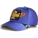 goorin-bros-the-farm-violette-snapback-cap-mit-gebogenem-schirm-und-drachenmotiv-fury-hell-hath-no-wings