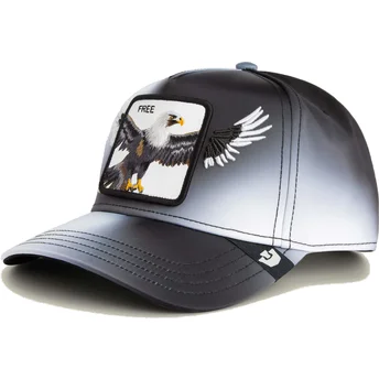 Καπέλο καμπύλο μαύρο snapback αετός Free Steal This Hat Wings The Farm από Goorin Bros.