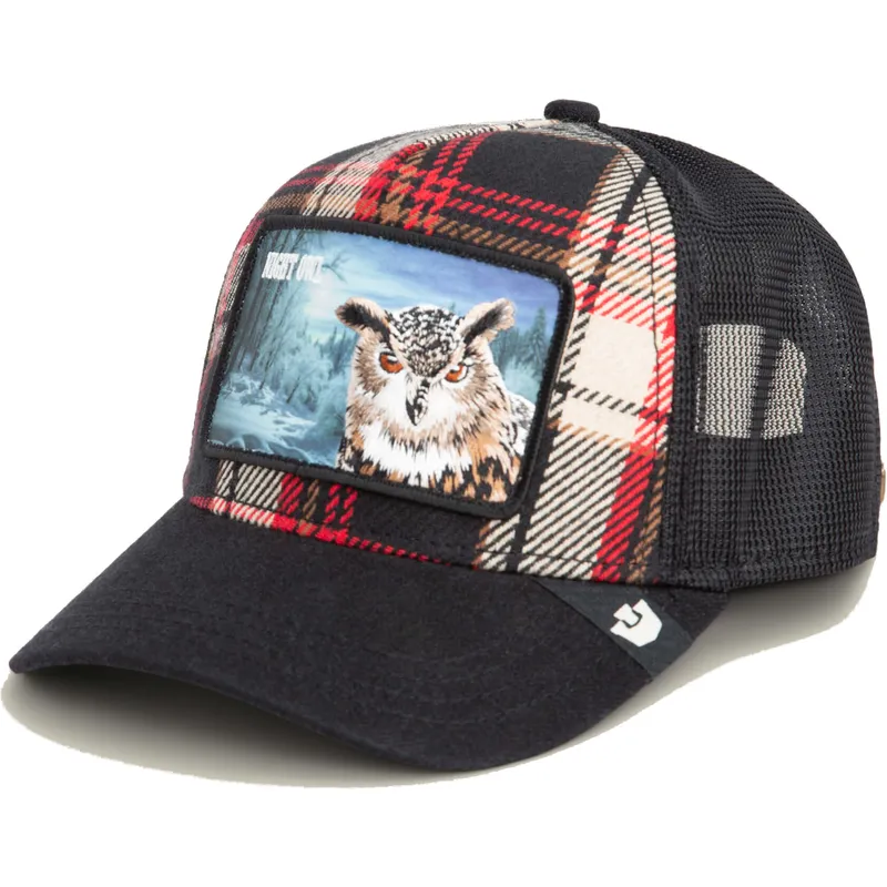cappellino-trucker-multicolore-gufo-night-owl-cabin-fever-homestead-the-farm-di-goorin-bros