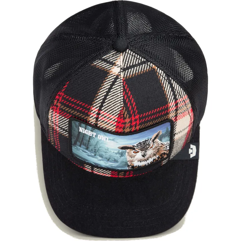 cappellino-trucker-multicolore-gufo-night-owl-cabin-fever-homestead-the-farm-di-goorin-bros