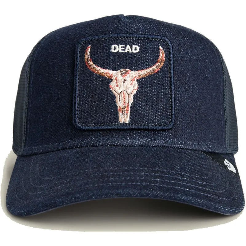 gorra-trucker-blu-navy-bue-dead-denim-the-farm-di-goorin-bros