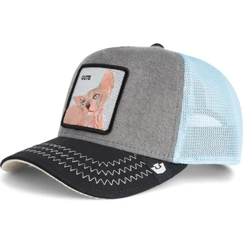 Casquette trucker multicolore chat Cute Remix The Farm Goorin Bros.