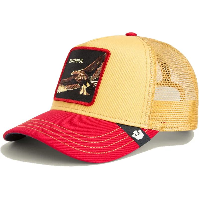 czapka-trucker-zolta-i-czerwona-orzel-the-faithful-eagle-sport-the-farm-od-goorin-bros
