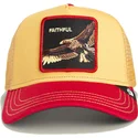czapka-trucker-zolta-i-czerwona-orzel-the-faithful-eagle-sport-the-farm-od-goorin-bros