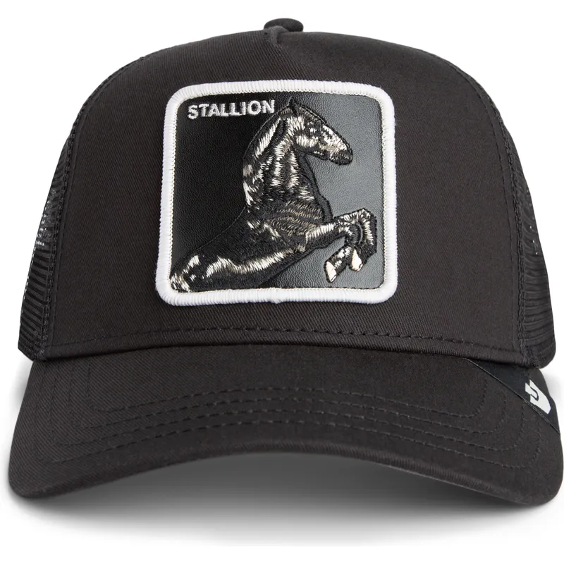 svart-trucker-keps-hast-stallion-the-farm-fran-goorin-bros