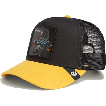 Goorin Bros. Youth Scorpion Deadly Mini The Farm Black and Yellow Trucker Hat