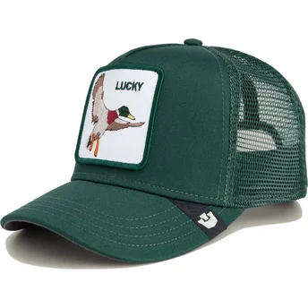 Cappellino trucker verde per bambino papero The Lucky Mini The Farm di Goorin Bros.