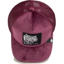 cappellino-trucker-granata-tigre-savage-tiger-velour-the-farm-di-goorin-bros