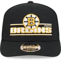 cappellino-curvo-nero-snapback-9seventy-stretch-snap-stated-dei-boston-bruins-nhl-di-new-era