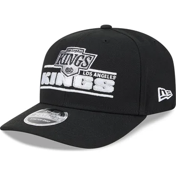 Καπέλο καμπύλης μαύρο snapback 9SEVENTY Stretch Snap Stated των Los Angeles Kings NHL της New Era