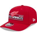 czerwona-czapka-z-daszkiem-snapback-9seventy-stretch-snap-stated-detroit-red-wings-nhl-od-new-era