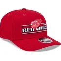 czerwona-czapka-z-daszkiem-snapback-9seventy-stretch-snap-stated-detroit-red-wings-nhl-od-new-era