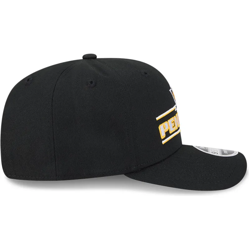 cappellino-curvo-nero-snapback-9seventy-stretch-snap-stated-di-pittsburgh-penguins-nhl-di-new-era