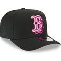 cappellino-curvo-nero-snapback-9fifty-a-frame-neon-dei-boston-red-sox-mlb-di-new-era