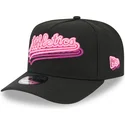 cappellino-curva-nero-snapback-9fifty-a-frame-neon-degli-oakland-athletics-mlb-di-new-era