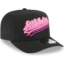 cappellino-curva-nero-snapback-9fifty-a-frame-neon-degli-oakland-athletics-mlb-di-new-era