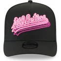 cappellino-curva-nero-snapback-9fifty-a-frame-neon-degli-oakland-athletics-mlb-di-new-era