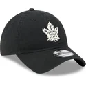 cappellino-curvo-nero-regolabile-9twenty-stamp-dei-toronto-maple-leafs-nhl-di-new-era